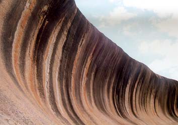 The Wave Rock.